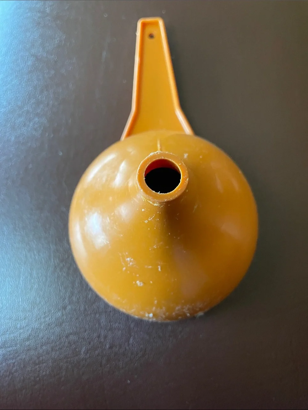 VTG Tupperware Orange Kitchen Funnel 3.75